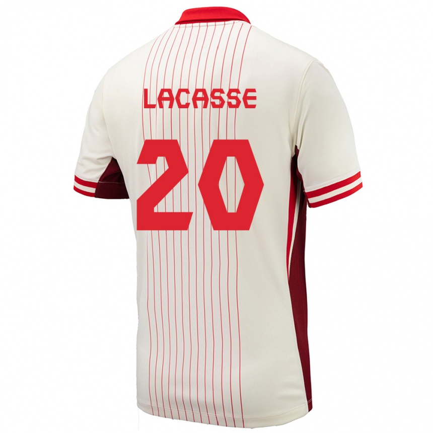 Kids Football Canada Cloe Lacasse #20 White Away Jersey 24-26 T-Shirt Canada