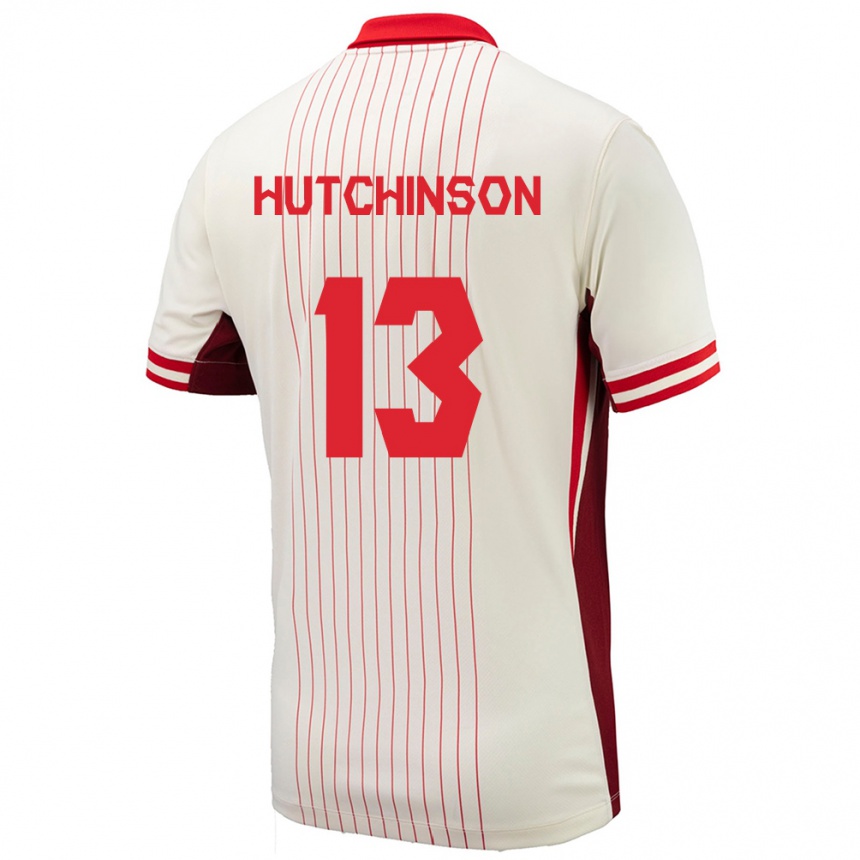 Kids Football Canada Atiba Hutchinson #13 White Away Jersey 24-26 T-Shirt Canada