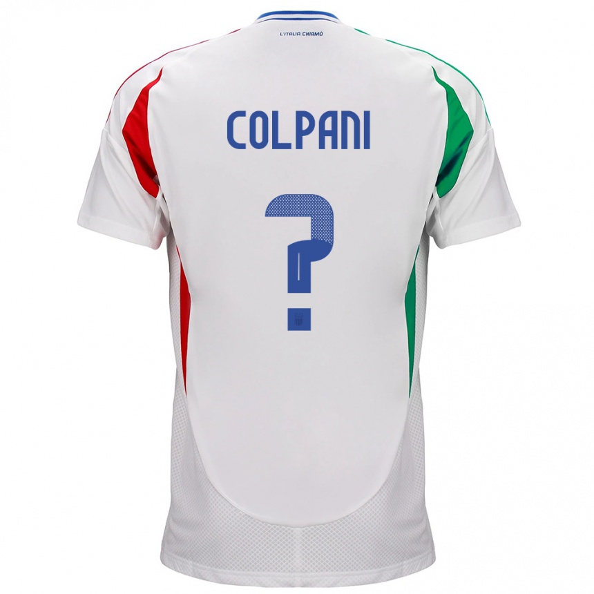 Kids Football Italy Andrea Colpani #0 White Away Jersey 24-26 T-Shirt Canada