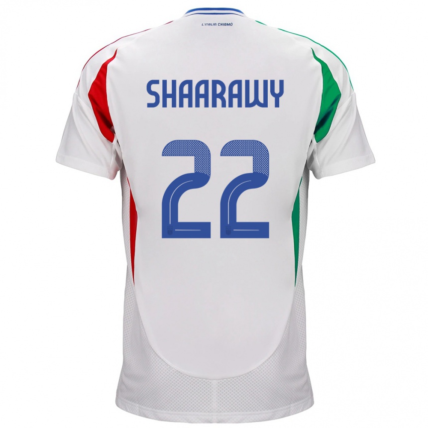 Kids Football Italy Stephan El Shaarawy #22 White Away Jersey 24-26 T-Shirt Canada