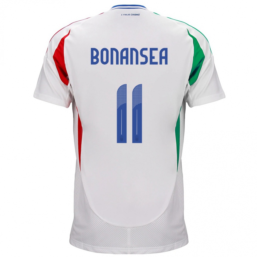 Kids Football Italy Barbara Bonansea #11 White Away Jersey 24-26 T-Shirt Canada