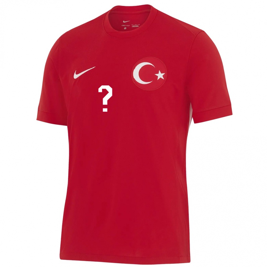 Kids Football Turkey Your Name #0 Red Away Jersey 24-26 T-Shirt Canada