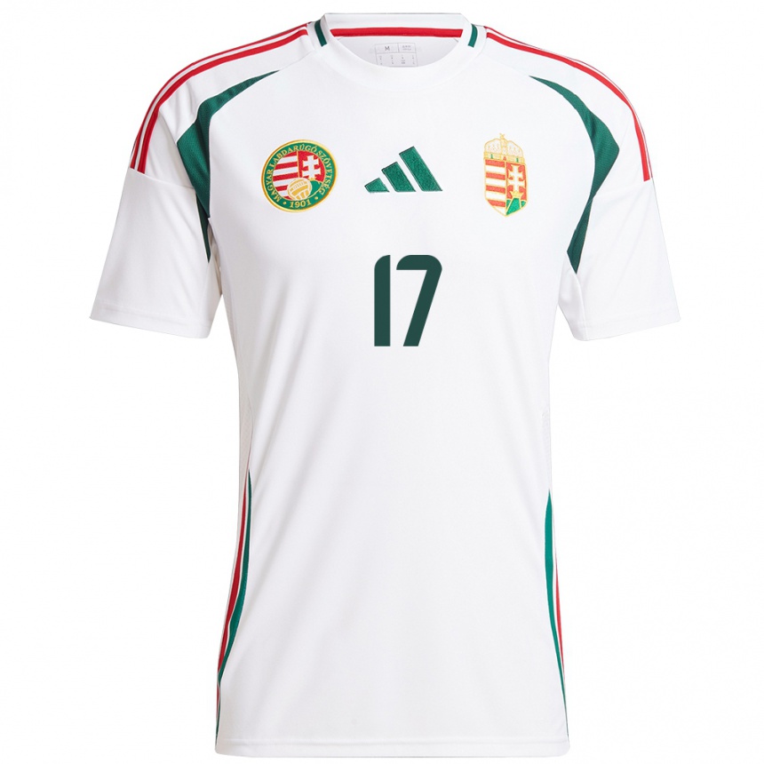 Kids Football Hungary Callum Styles #17 White Away Jersey 24-26 T-Shirt Canada