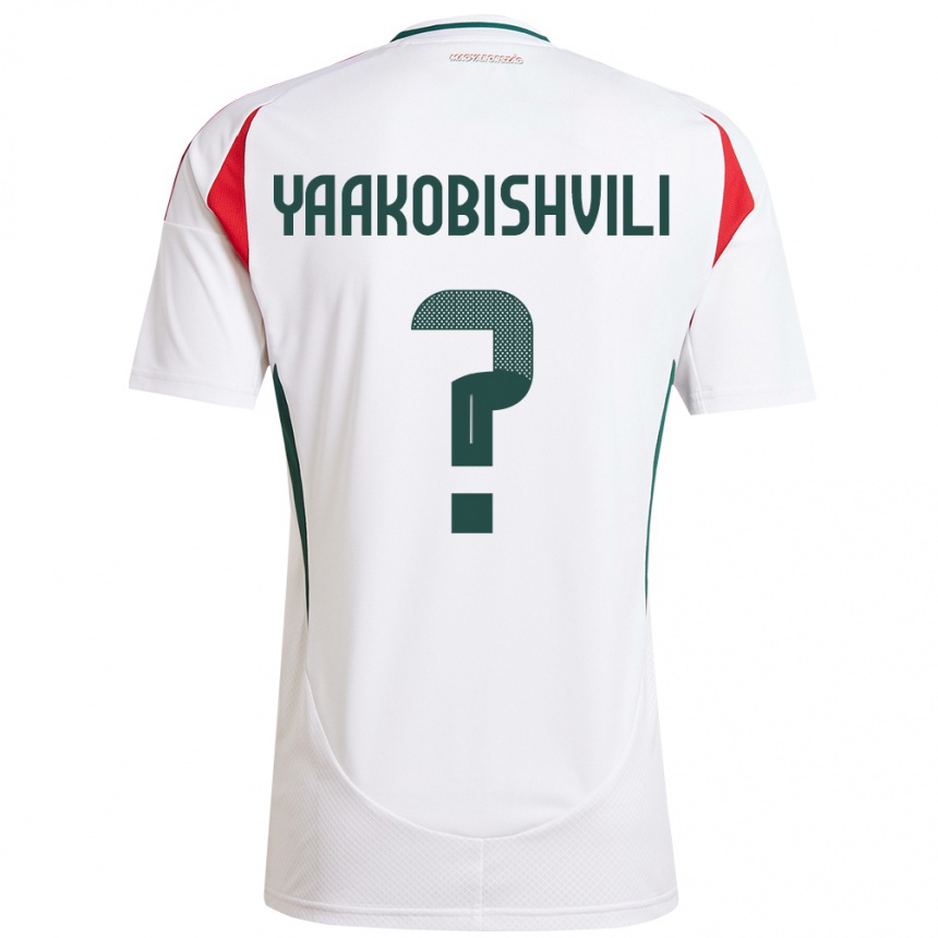 Kids Football Hungary Antal Yaakobishvili #0 White Away Jersey 24-26 T-Shirt Canada