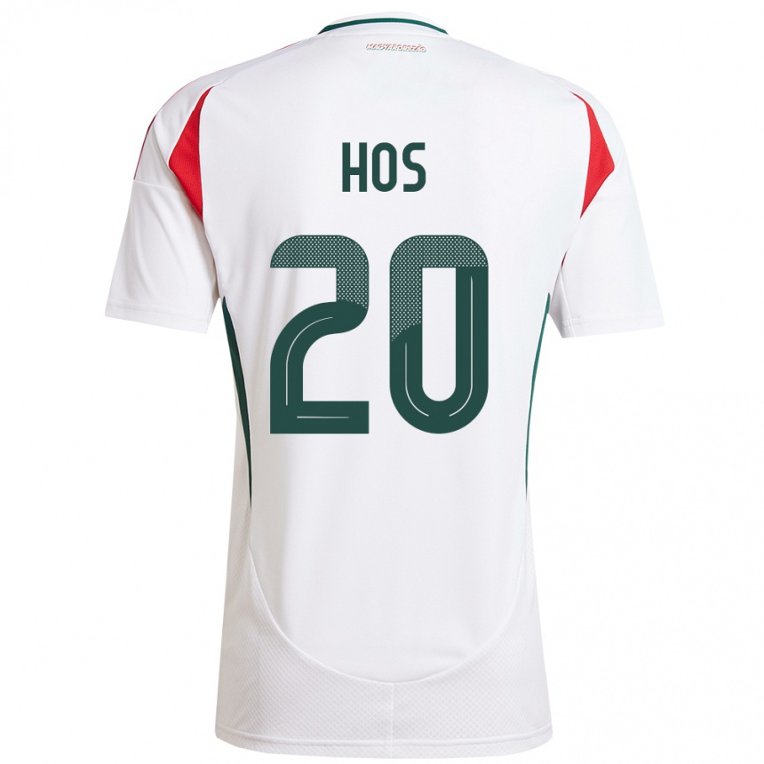 Kids Football Hungary Zsombor Hős #20 White Away Jersey 24-26 T-Shirt Canada