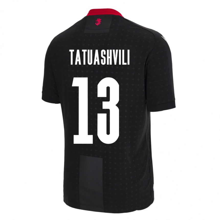 Kids Football Georgia Tamar Tatuashvili #13 Black Away Jersey 24-26 T-Shirt Canada