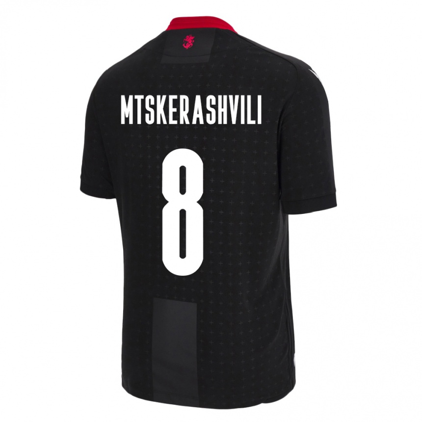 Kids Football Georgia Lizi Mtskerashvili #8 Black Away Jersey 24-26 T-Shirt Canada