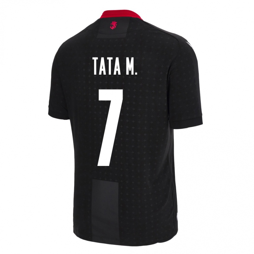 Kids Football Georgia Tata Matveeva #7 Black Away Jersey 24-26 T-Shirt Canada