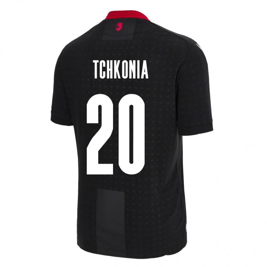 Kids Football Georgia Khatia Tchkonia #20 Black Away Jersey 24-26 T-Shirt Canada