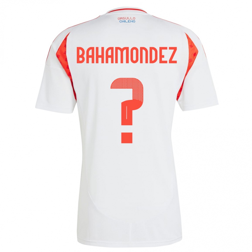 Kids Football Chile Taizo Bahamondez #0 White Away Jersey 24-26 T-Shirt Canada