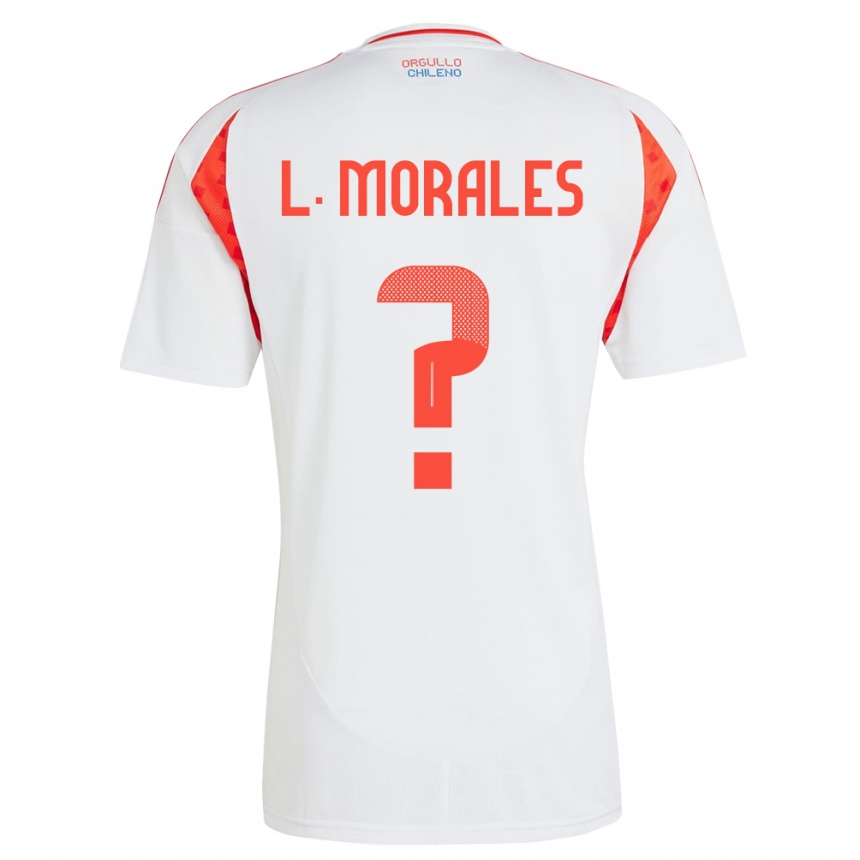 Kids Football Chile Lauryn Morales #0 White Away Jersey 24-26 T-Shirt Canada