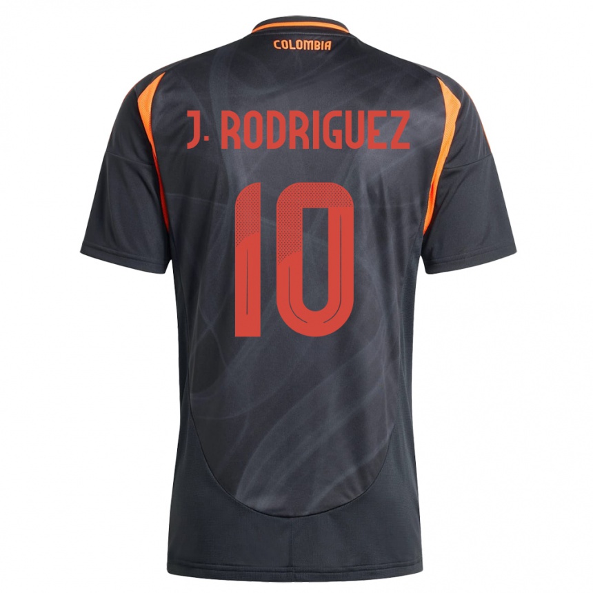 Kids Football Colombia James Rodríguez #10 Black Away Jersey 24-26 T-Shirt Canada