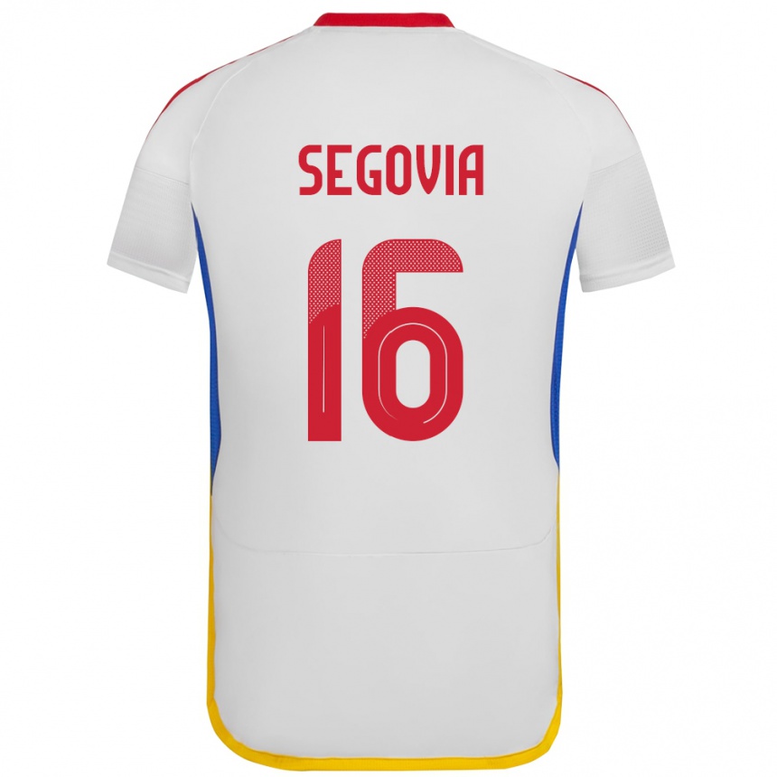 Kids Football Venezuela Telasco Segovia #16 White Away Jersey 24-26 T-Shirt Canada