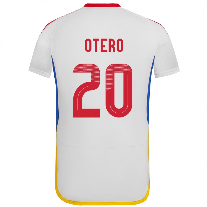 Kids Football Venezuela Rómulo Otero #20 White Away Jersey 24-26 T-Shirt Canada