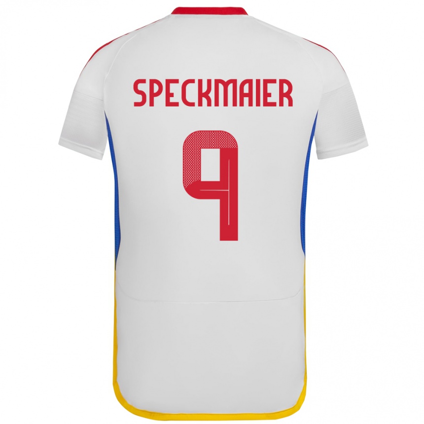 Kids Football Venezuela Mariana Speckmaier #9 White Away Jersey 24-26 T-Shirt Canada