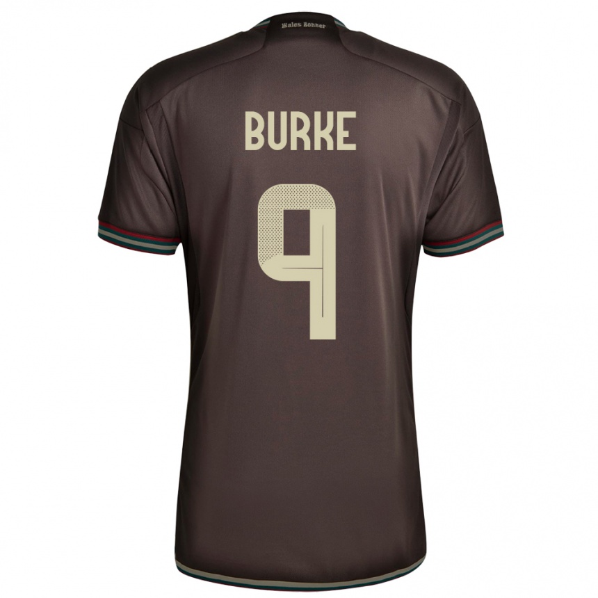 Kids Football Jamaica Cory Burke #9 Night Brown Away Jersey 24-26 T-Shirt Canada