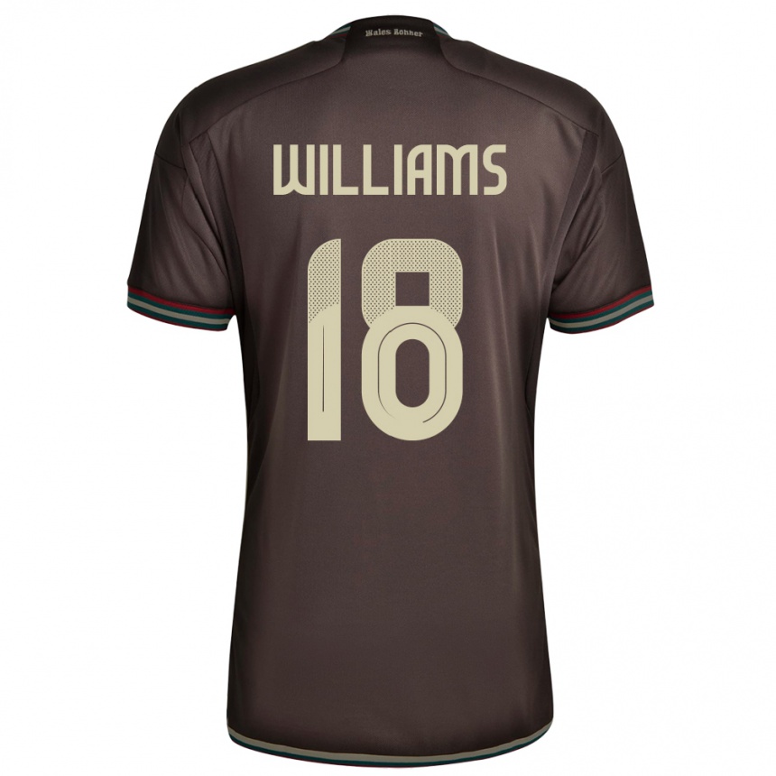 Kids Football Jamaica Romario Williams #18 Night Brown Away Jersey 24-26 T-Shirt Canada