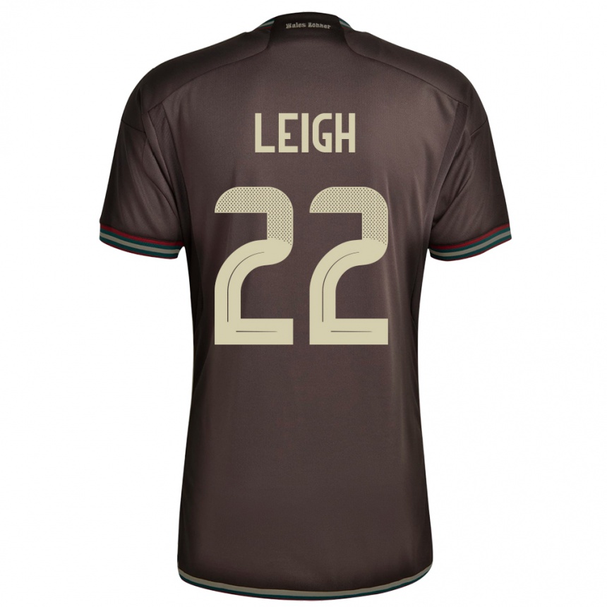 Kids Football Jamaica Greg Leigh #22 Night Brown Away Jersey 24-26 T-Shirt Canada