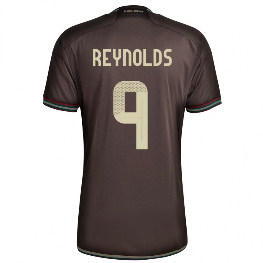 Kids Football Jamaica Fabian Reynolds #9 Night Brown Away Jersey 24-26 T-Shirt Canada