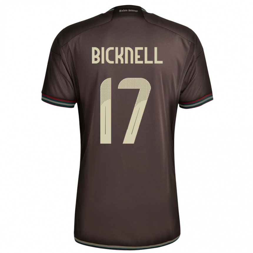 Kids Football Jamaica Alexander Bicknell #17 Night Brown Away Jersey 24-26 T-Shirt Canada