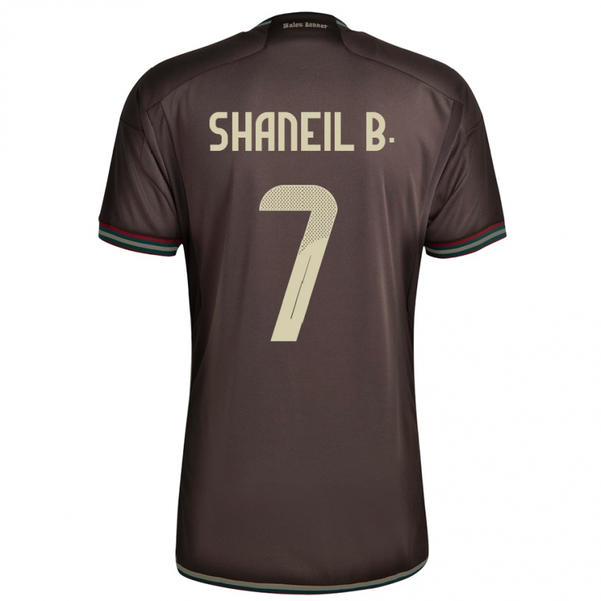 Kids Football Jamaica Shaneil Buckley #7 Night Brown Away Jersey 24-26 T-Shirt Canada