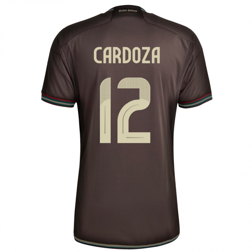 Kids Football Jamaica Naya Cardoza #12 Night Brown Away Jersey 24-26 T-Shirt Canada