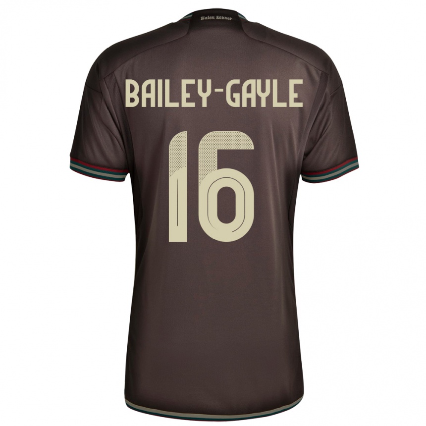 Kids Football Jamaica Paige Bailey-Gayle #16 Night Brown Away Jersey 24-26 T-Shirt Canada