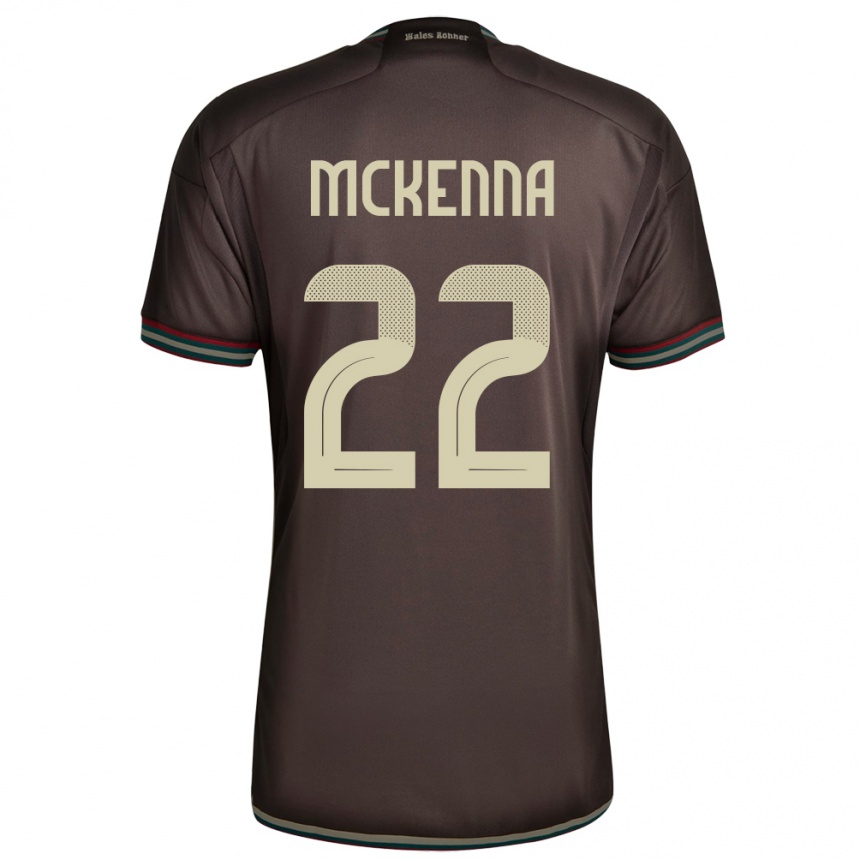 Kids Football Jamaica Kayla Mckenna #22 Night Brown Away Jersey 24-26 T-Shirt Canada