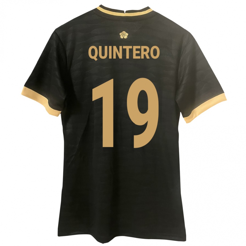 Kids Football Panama Alberto Quintero #19 Black Away Jersey 24-26 T-Shirt Canada