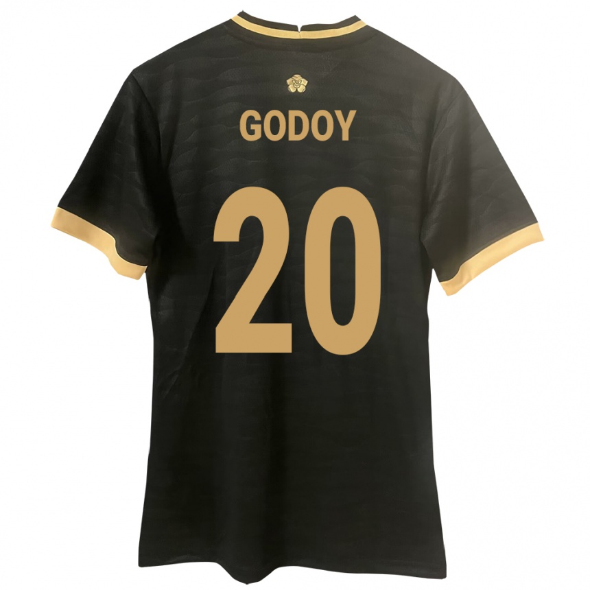 Kids Football Panama Aníbal Godoy #20 Black Away Jersey 24-26 T-Shirt Canada