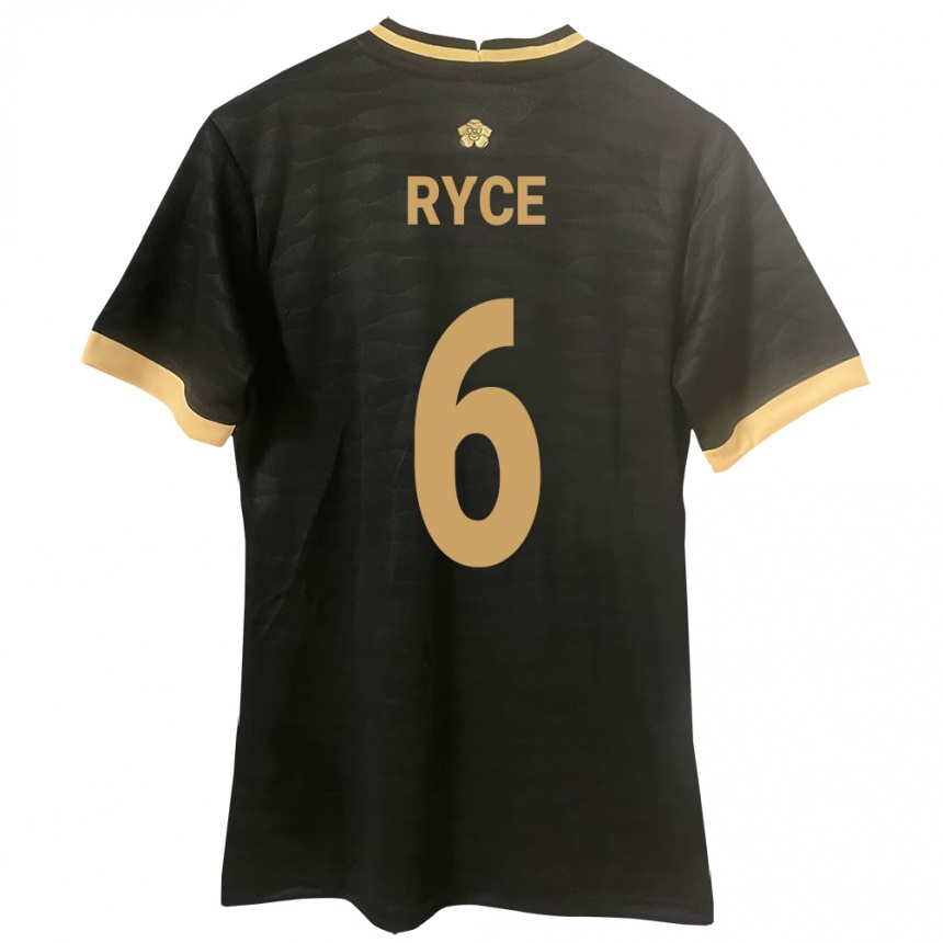 Kids Football Panama Anel Ryce #6 Black Away Jersey 24-26 T-Shirt Canada