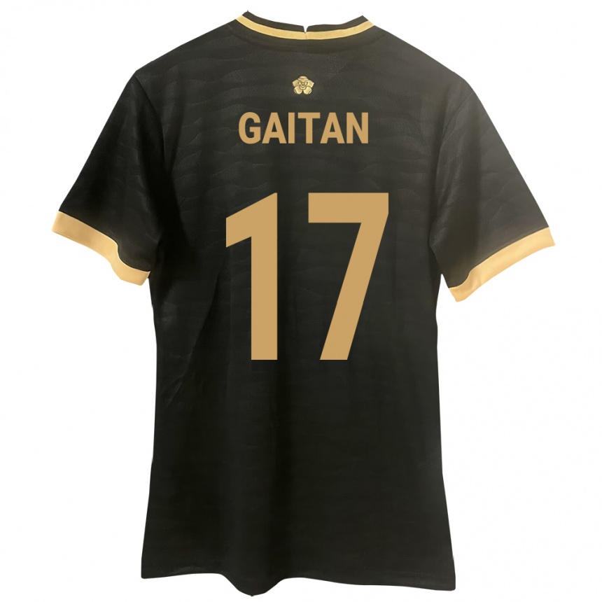 Kids Football Panama Luis Gaitán #17 Black Away Jersey 24-26 T-Shirt Canada