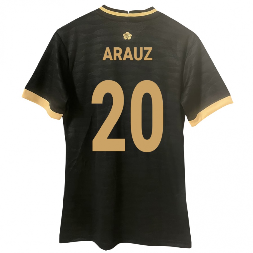 Kids Football Panama Yulieth Araúz #20 Black Away Jersey 24-26 T-Shirt Canada