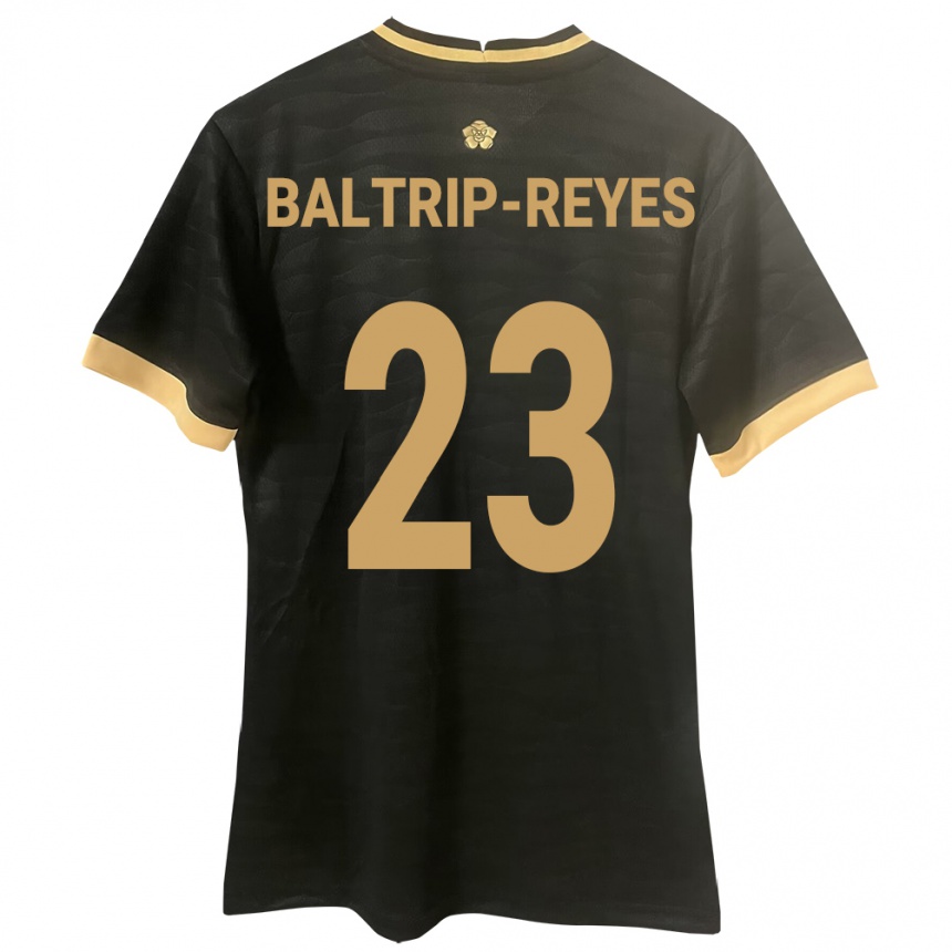 Kids Football Panama Carina Baltrip-Reyes #23 Black Away Jersey 24-26 T-Shirt Canada