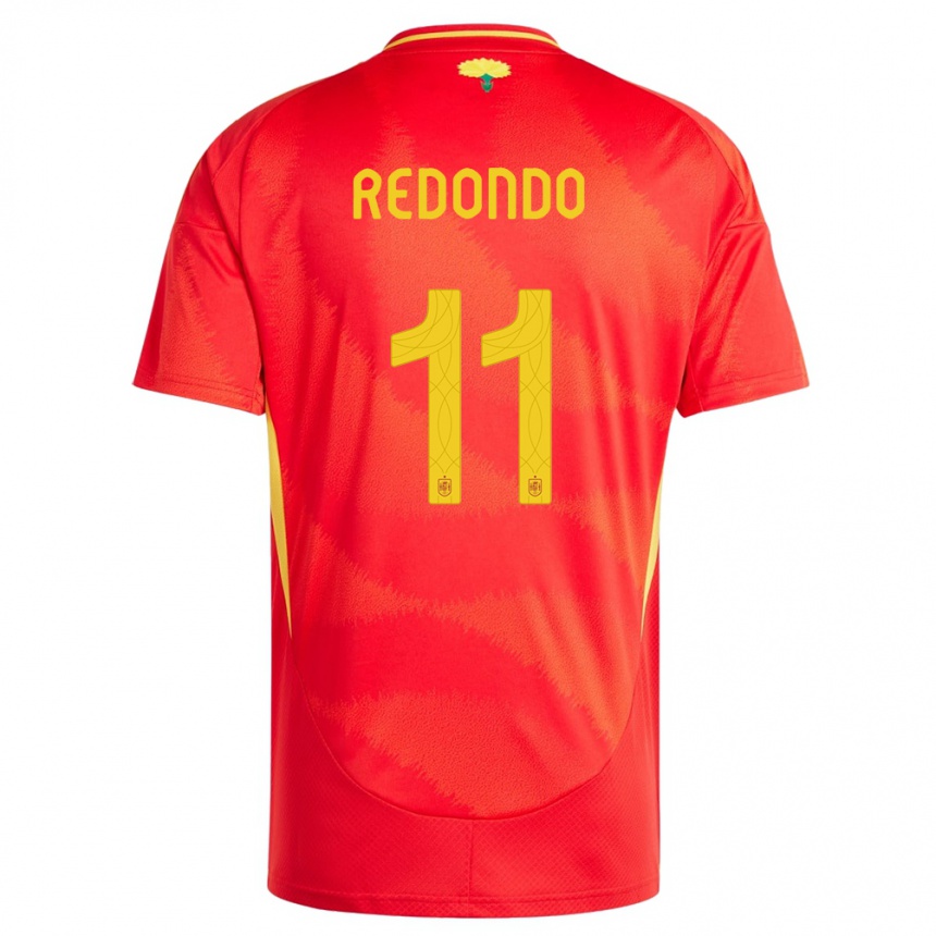 Men Football Spain Alba Redondo #11 Red Home Jersey 24-26 T-Shirt Canada