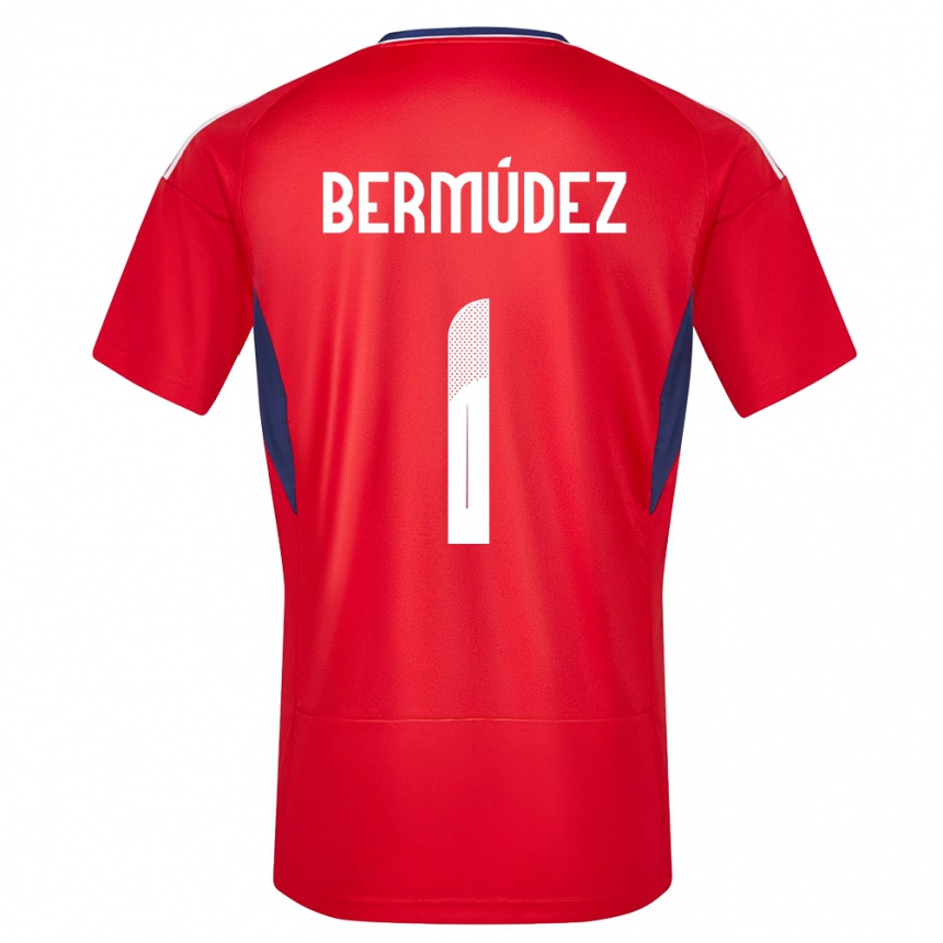 Men Football Costa Rica Noelia Bermudez #1 Red Home Jersey 24-26 T-Shirt Canada