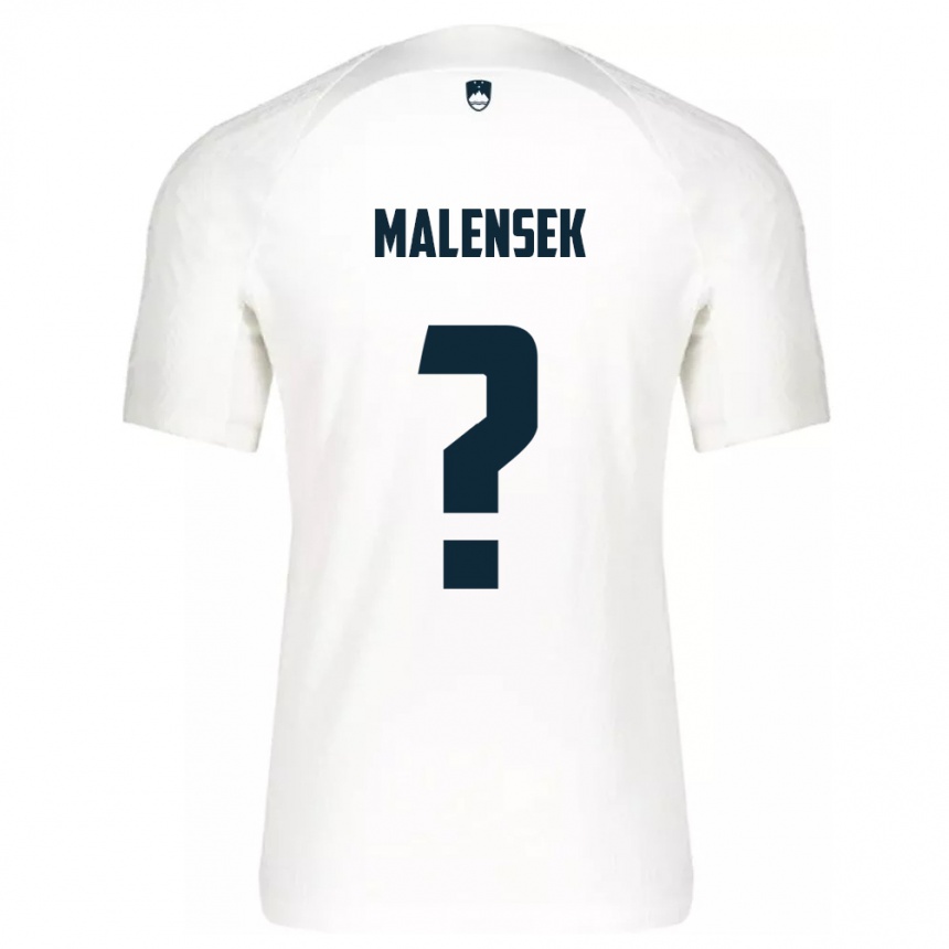 Men Football Slovenia Matej Malensek #0 White Home Jersey 24-26 T-Shirt Canada