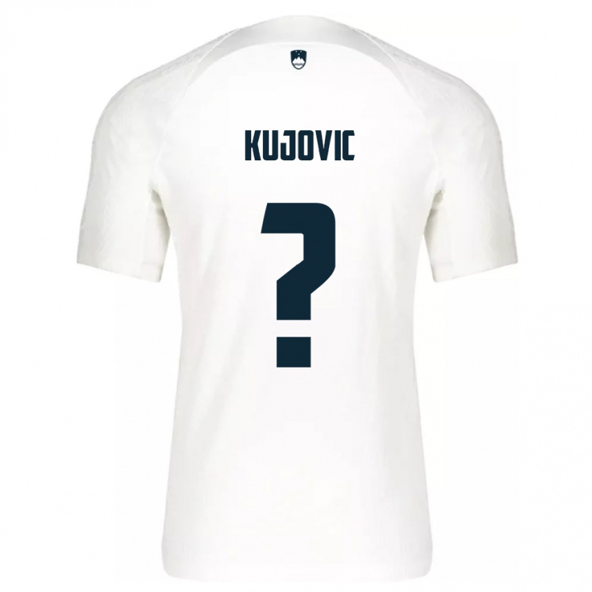 Men Football Slovenia Tian Kujovic #0 White Home Jersey 24-26 T-Shirt Canada