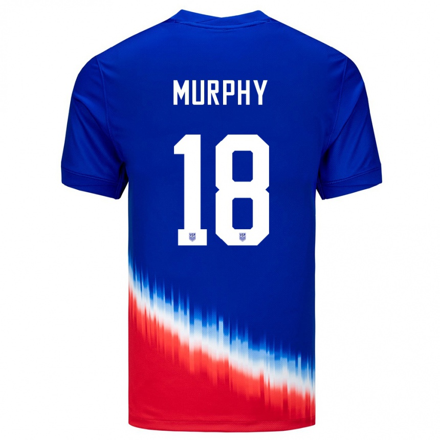 Men Football United States Casey Murphy #18 Blue Away Jersey 24-26 T-Shirt Canada