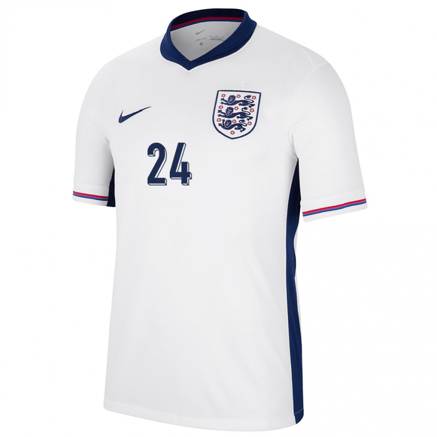 Women Football England Cole Palmer #24 White Home Jersey 24-26 T-Shirt Canada