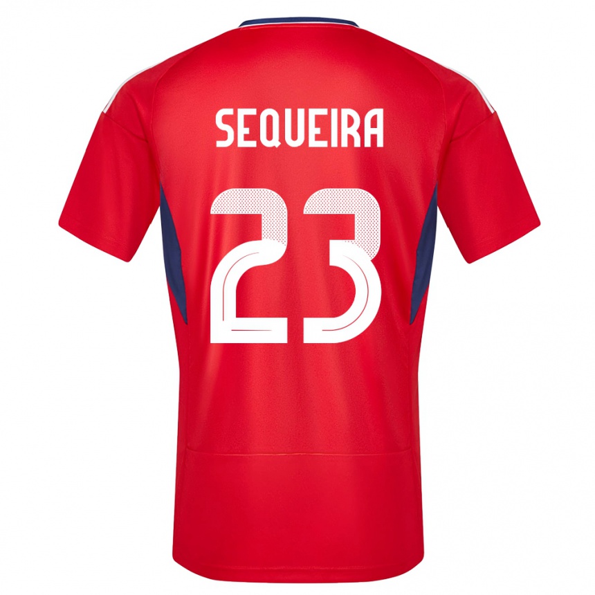 Women Football Costa Rica Patrick Sequeira #23 Red Home Jersey 24-26 T-Shirt Canada