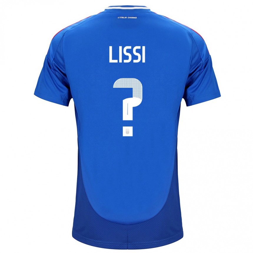 Women Football Italy Thomas Lissi #0 Blue Home Jersey 24-26 T-Shirt Canada