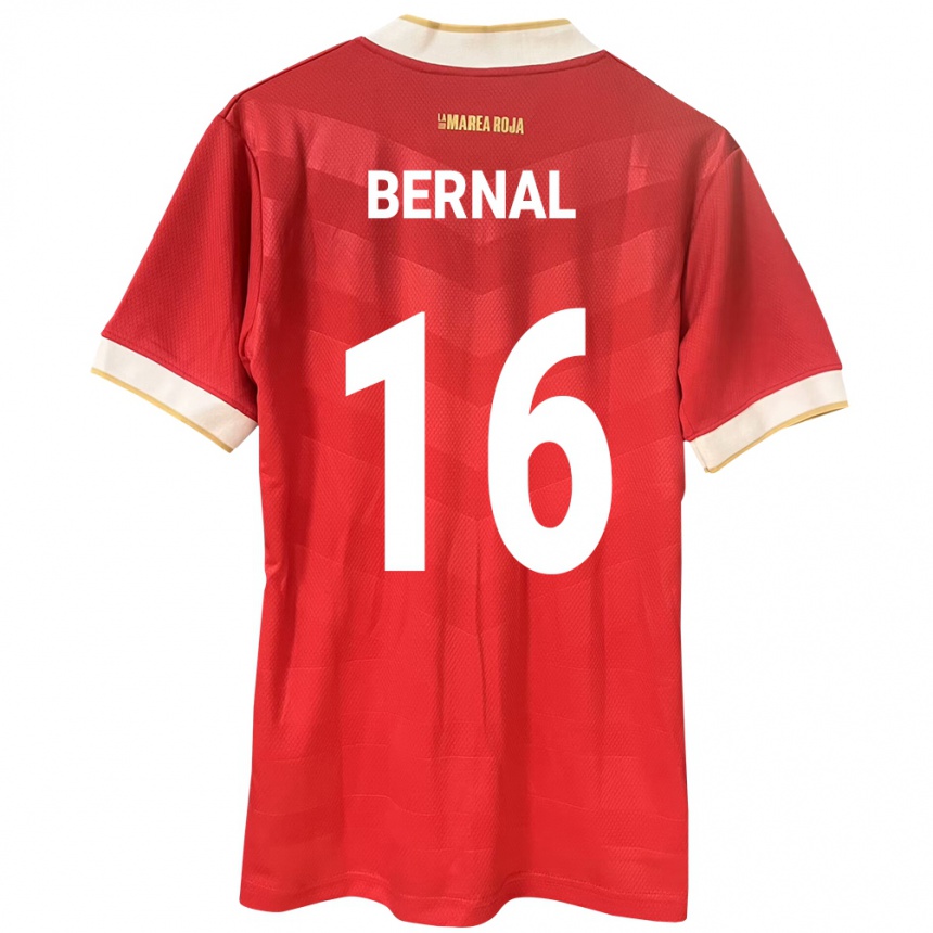 Women Football Panama José Bernal #16 Red Home Jersey 24-26 T-Shirt Canada