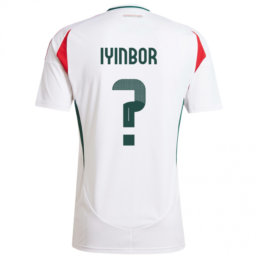 Women Football Hungary Patrick Iyinbor #0 White Away Jersey 24-26 T-Shirt Canada