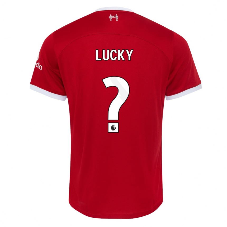 Kids  Wellity Lucky #0 Red Home Jersey 2023/24 T-Shirt Canada