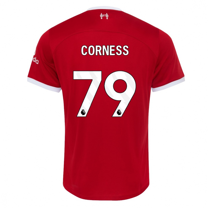 Kids Dominic Corness #79 Red Home Jersey 2023/24 T-Shirt Canada