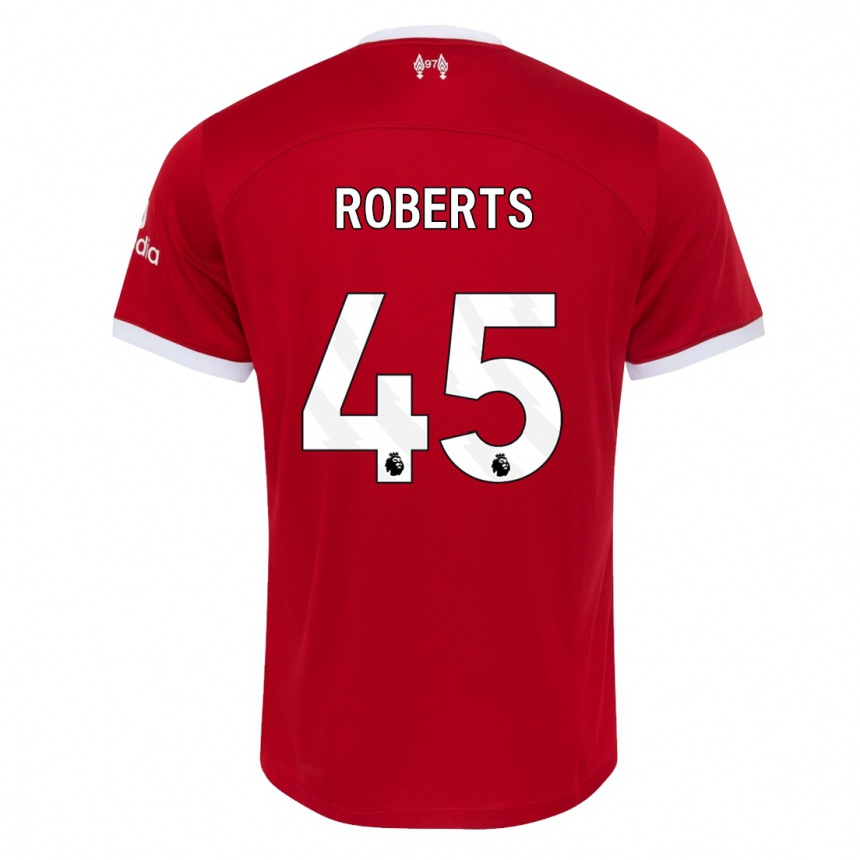 Kids Iwan Roberts #45 Red Home Jersey 2023/24 T-Shirt Canada