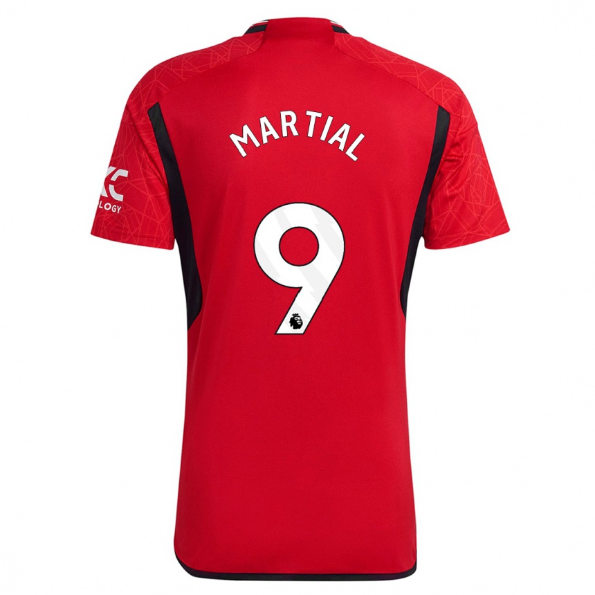 Kids Anthony Martial #9 Red Home Jersey 2023/24 T-Shirt Canada