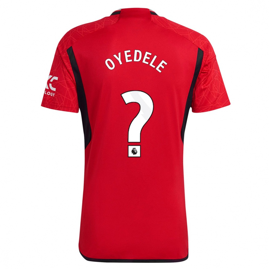 Kids Maxi Oyedele #0 Red Home Jersey 2023/24 T-Shirt Canada