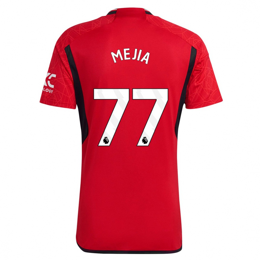 Kids  Mateo Mejia #77 Red Home Jersey 2023/24 T-Shirt Canada